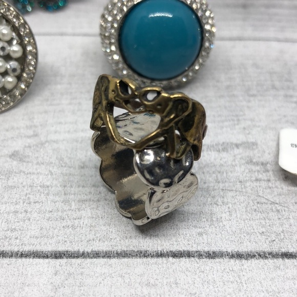 Huge bundle lot 12 rings sizes 8 and 9 variety costume and fashion - Picture 8 of 10